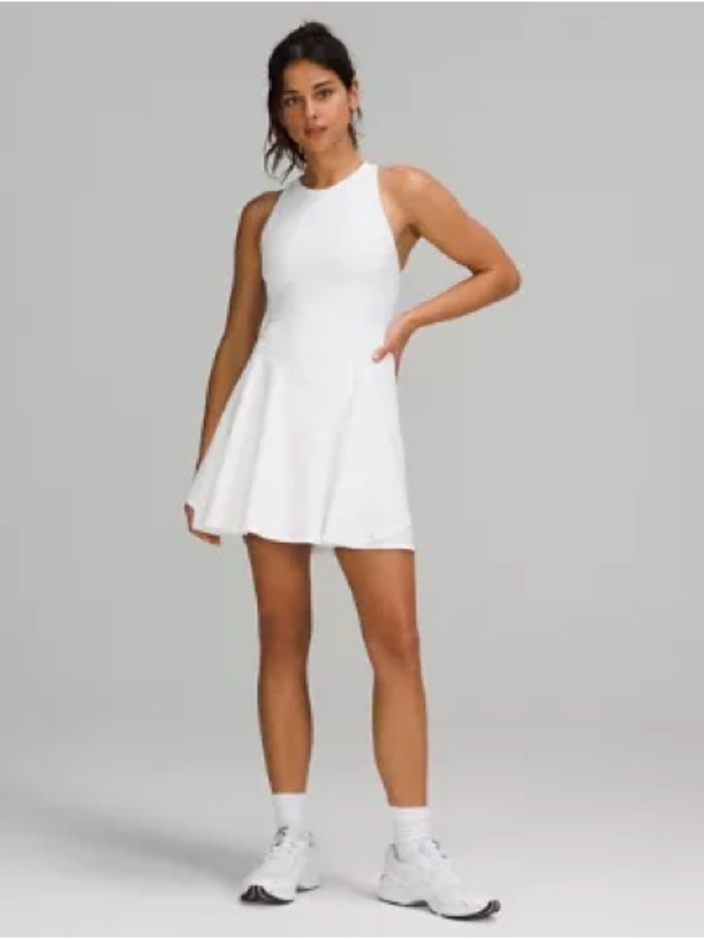 White court crush lululemon tennis dress